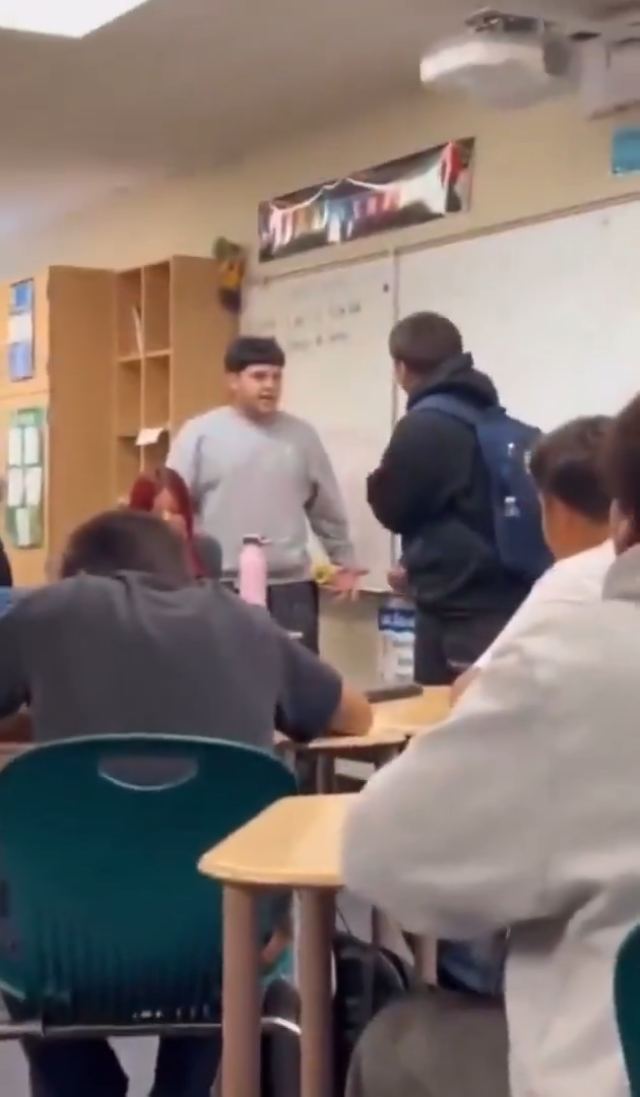 Bro takes nap in english class