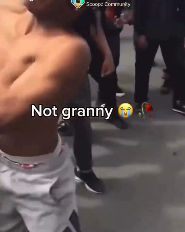 Granny in the wrong hood 💀