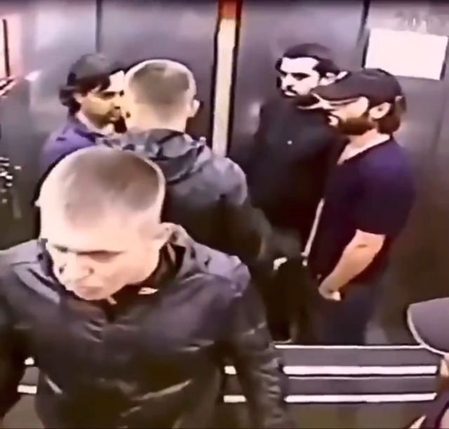 one man takes on group lift fight