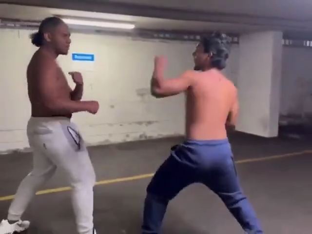 This dude in white pants goes too far.